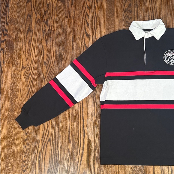 Vintage Y2K Deadstock Preppy Rugby Sweater - Picture 6 of 11